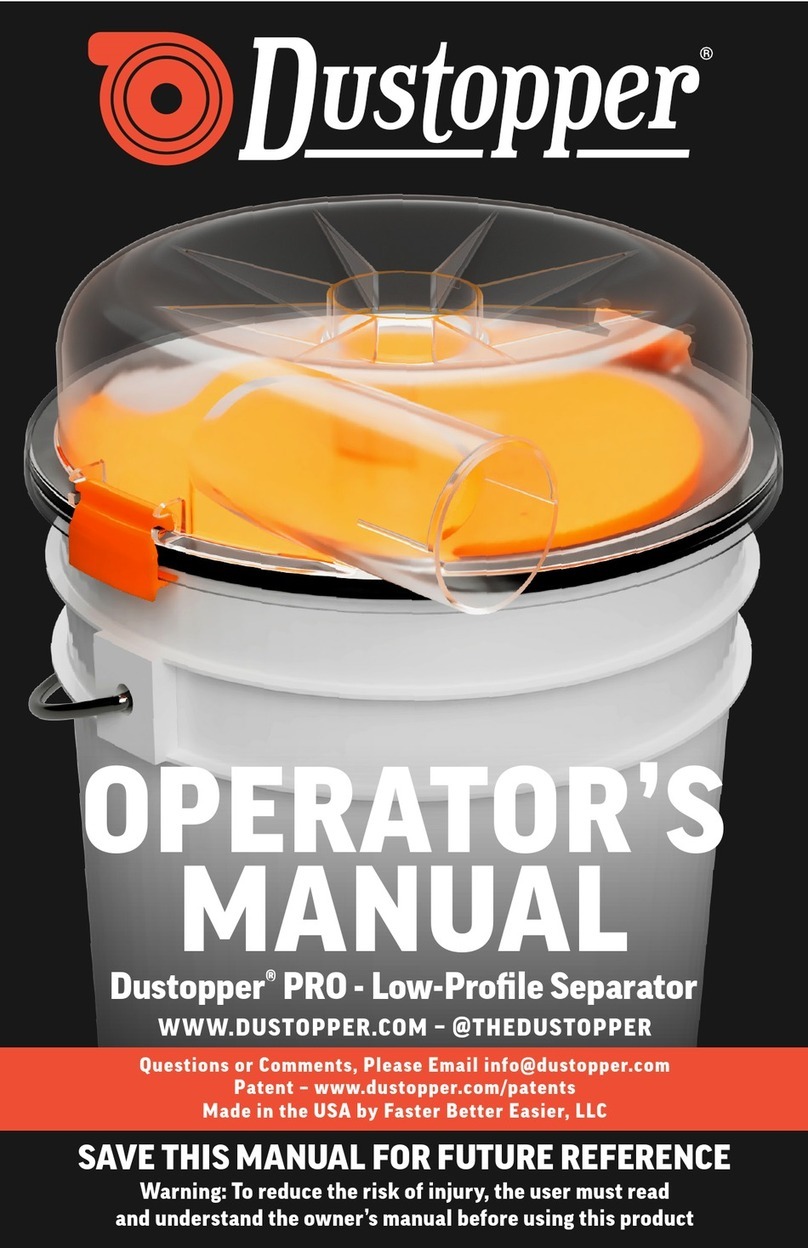Dustopper PRO User manual