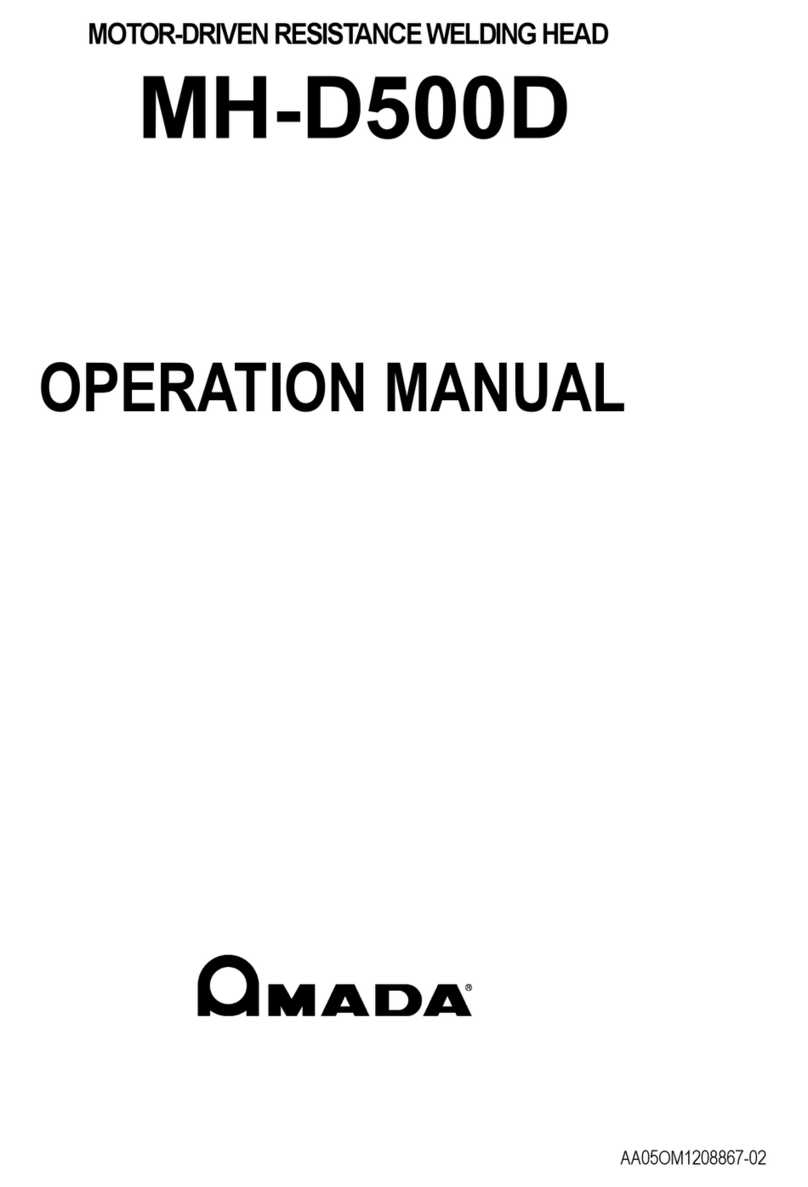 Amada MH-D500D User manual Amada MH-D500D User manual