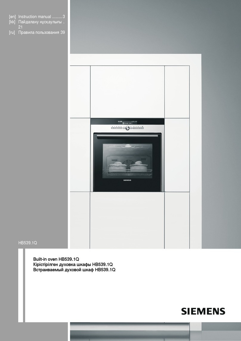 Siemens HB539 1Q Series User manual
