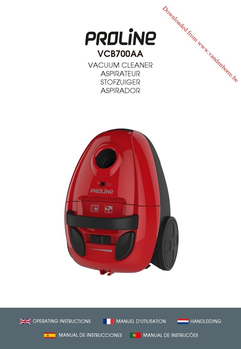 Proline VCB700AA operating instructions