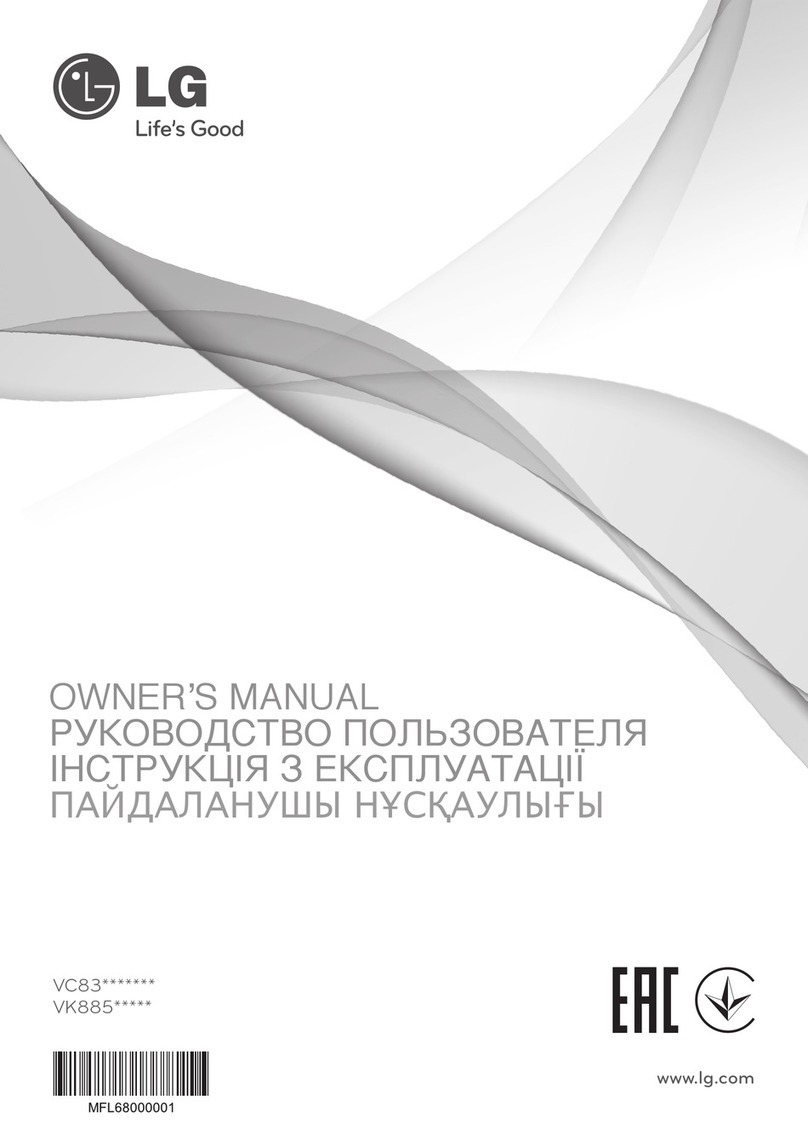LG VK885 Series User manual