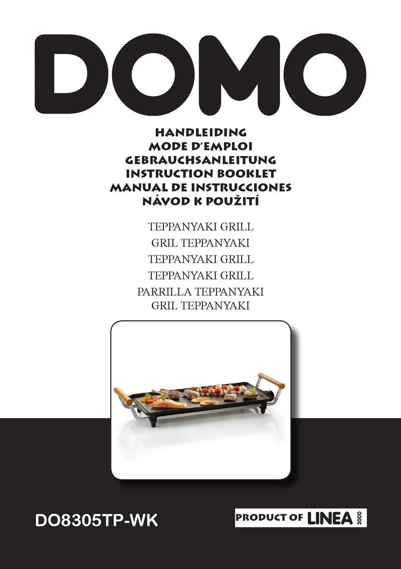 Linea 2000 DOMO DO8305TP-WK Instruction booklet