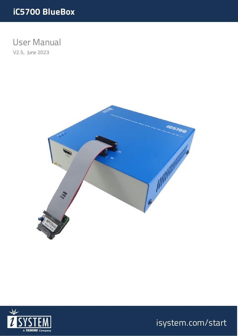 TASKING iSYSTEM iC5700 User manual TASKING iSYSTEM iC5700 User manual