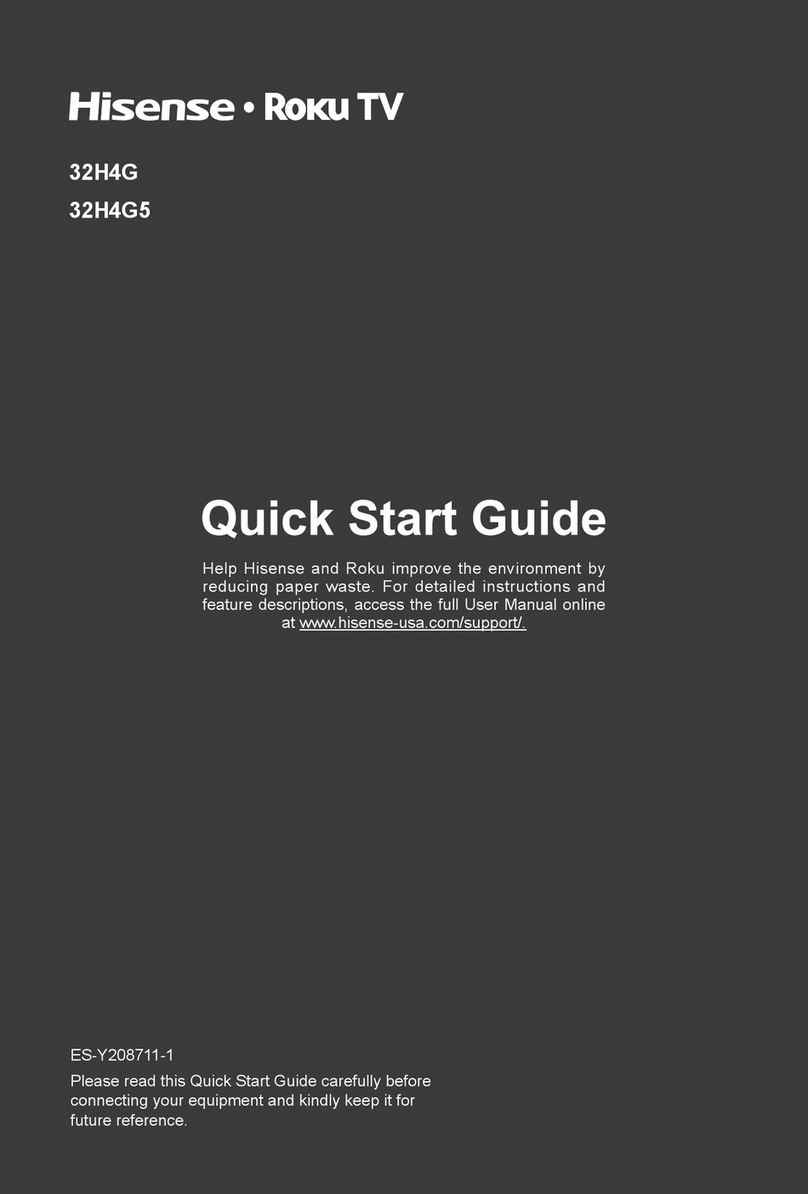 Hisense 32H4G5 User manual