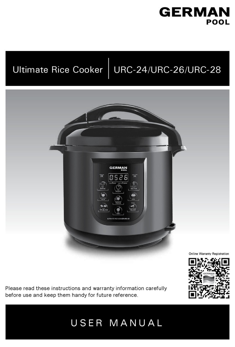 German pool Ultimate URC-24 user manual