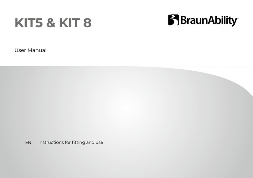 BraunAbility KIT 8 User manual