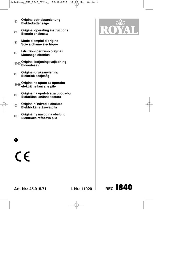 Einhell Royal REC 1840 Original operating instructions