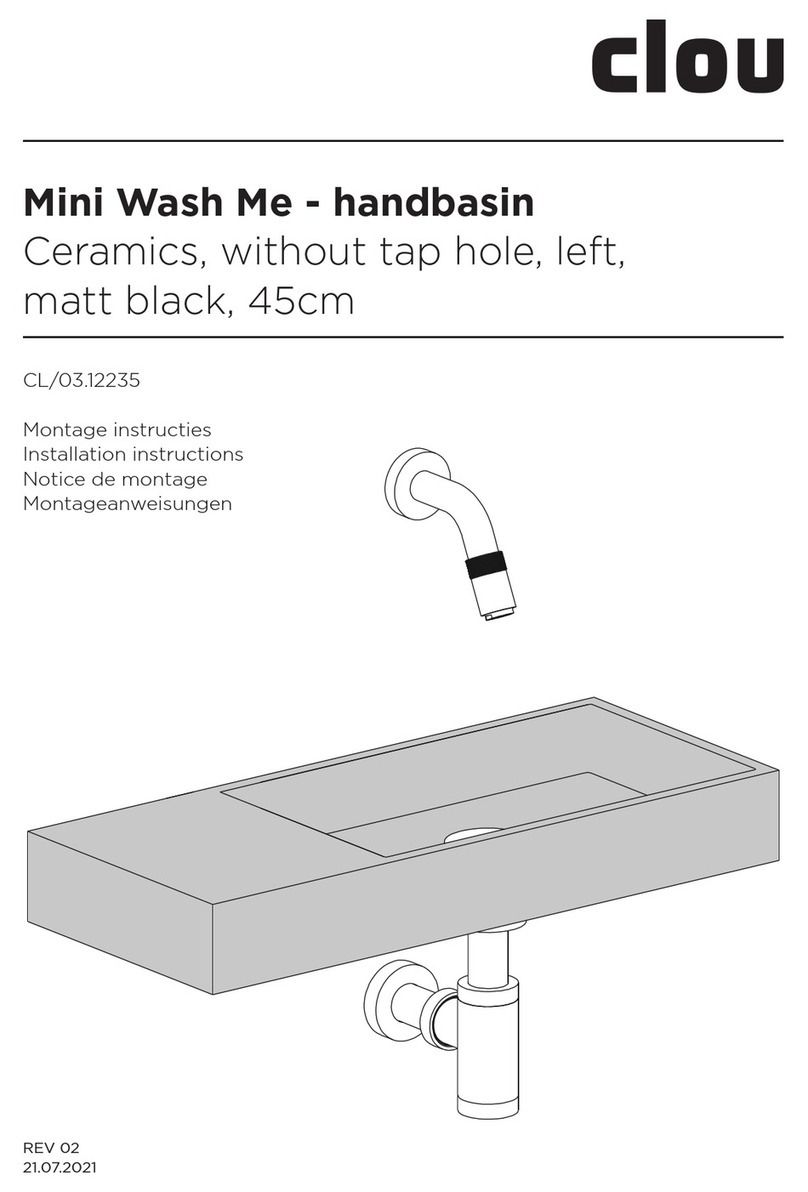 Clou Mini Wash Me CL/03.12235 installation instructions