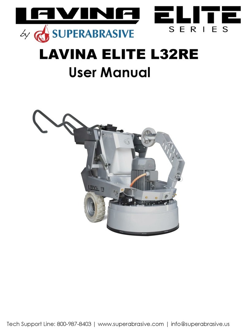 Superabrasive LAVINA ELITE L32RE user manual