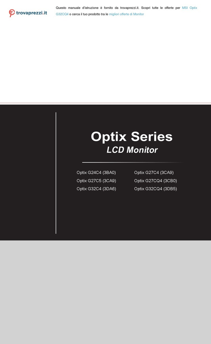 MSI Optix G27C4 User manual MSI Optix G27C4 User manual