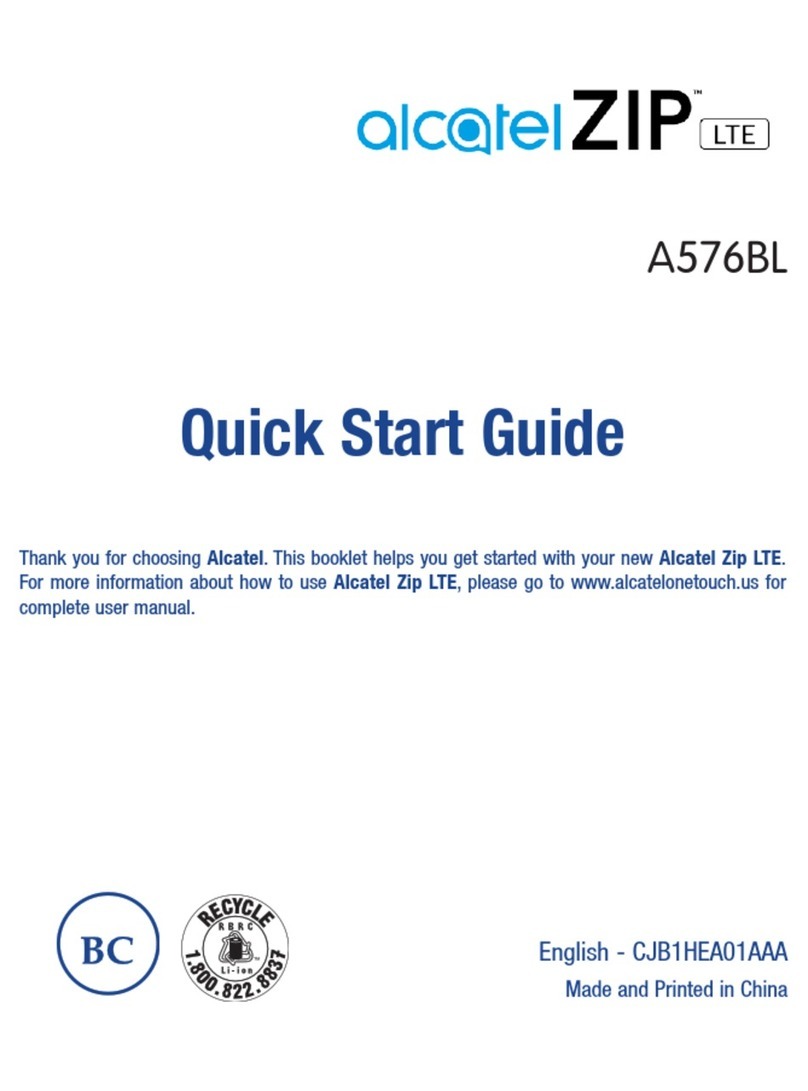 Alcatel ZIP LTE User manual
