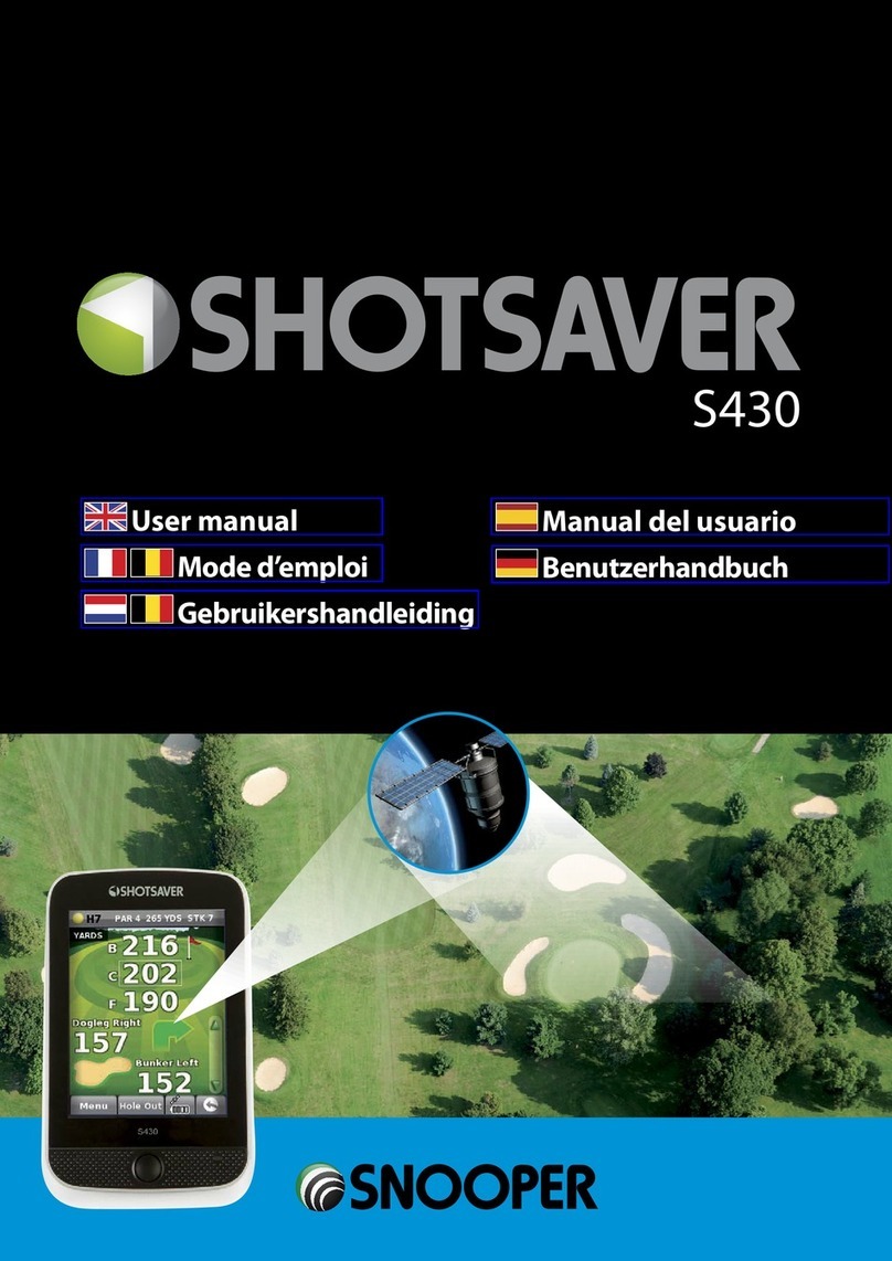 Snooper SHOTSAVER S430 user manual