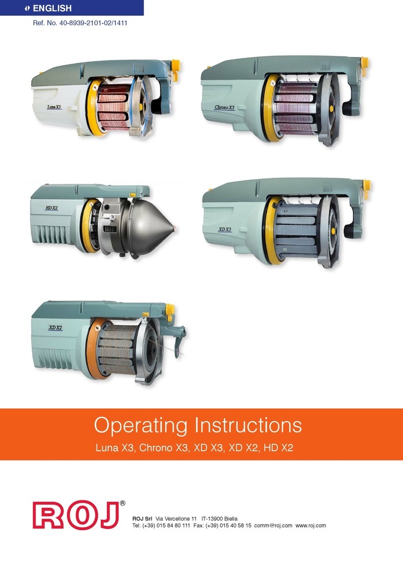ROJ Luna X3 operating instructions
