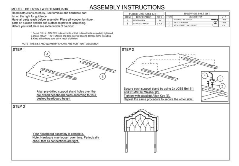 Ashley BBT 6695 User manual