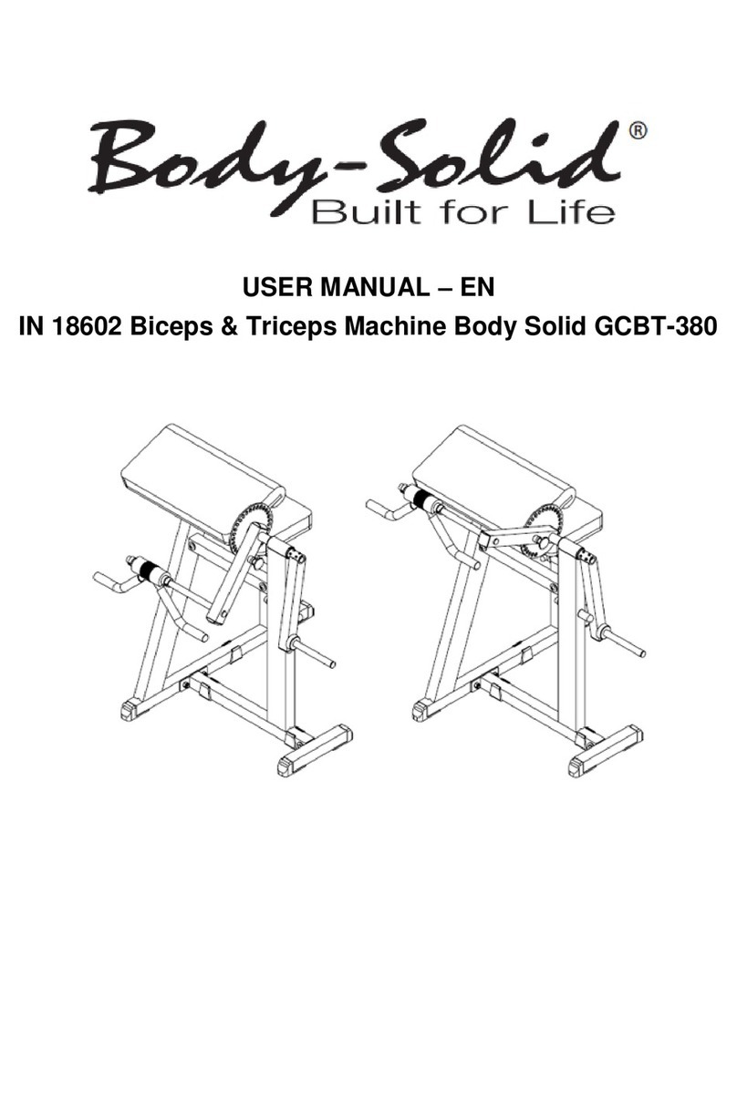 Insportline Body-Solid GCBT-380 user manual