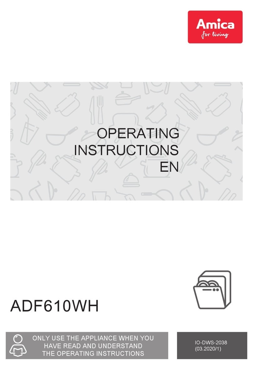 Amica ADF610WH User manual Amica ADF610WH User manual