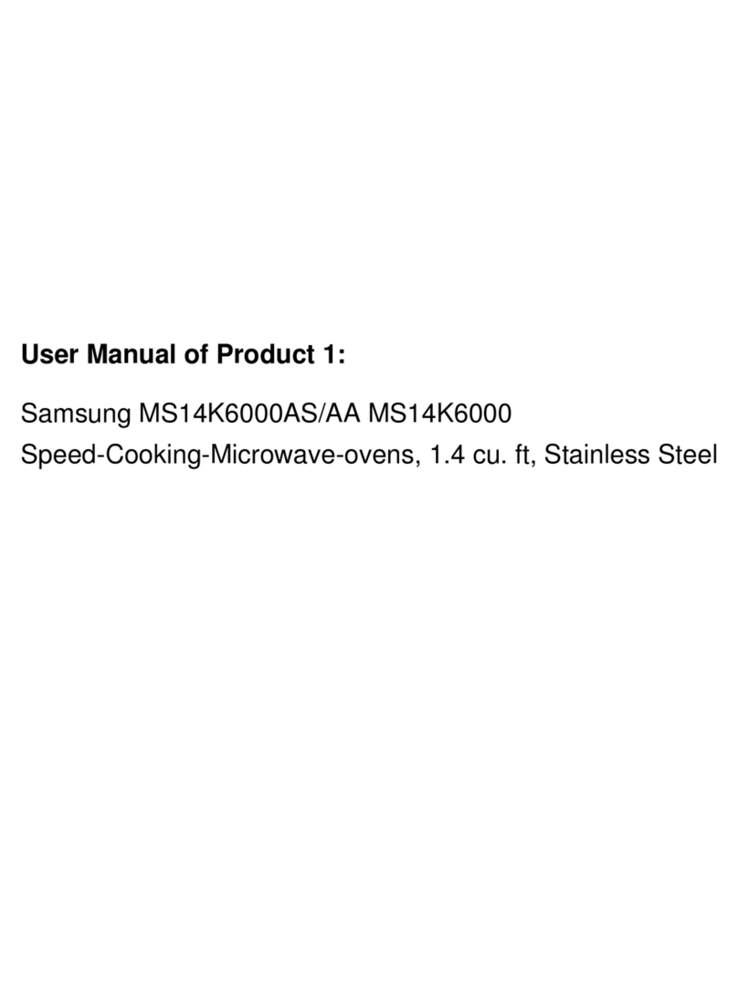 Samsung MS14K6000AS/AA User manual