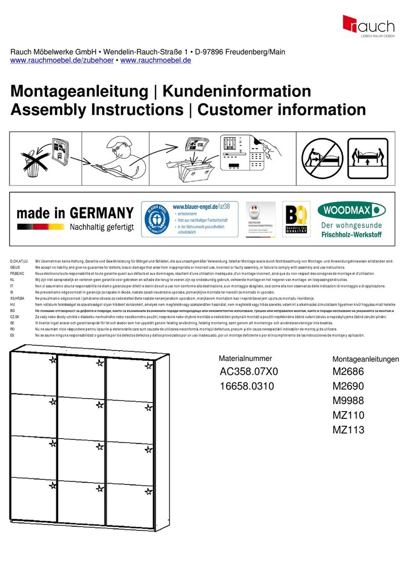 Rauch M2686 Assembly instructions
