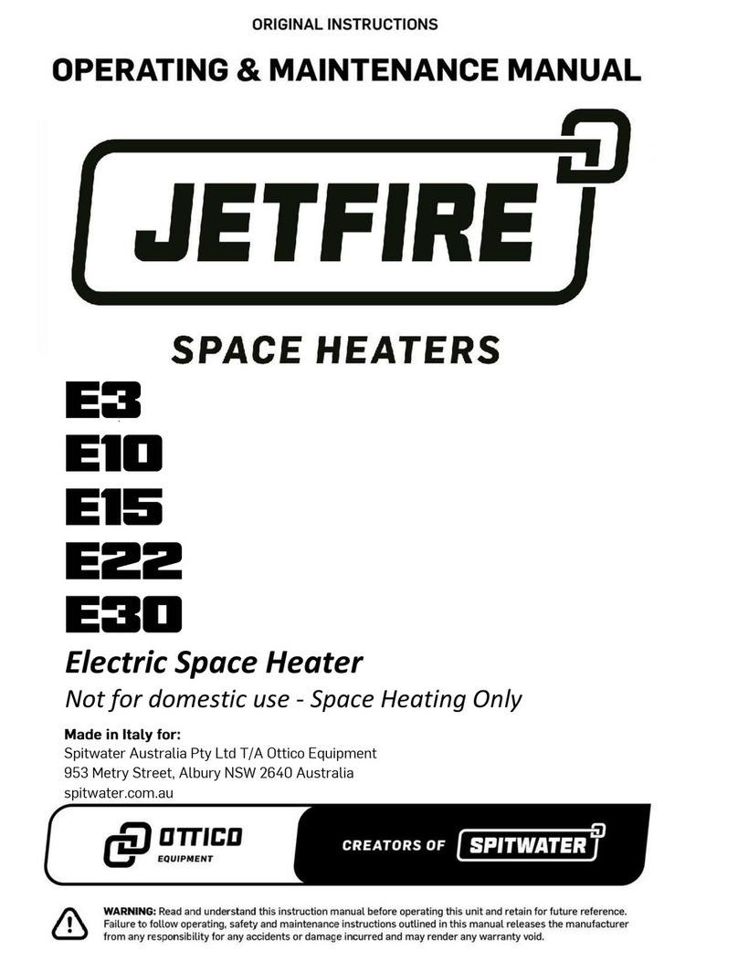 Jetfire E3 operating & maintenance manual