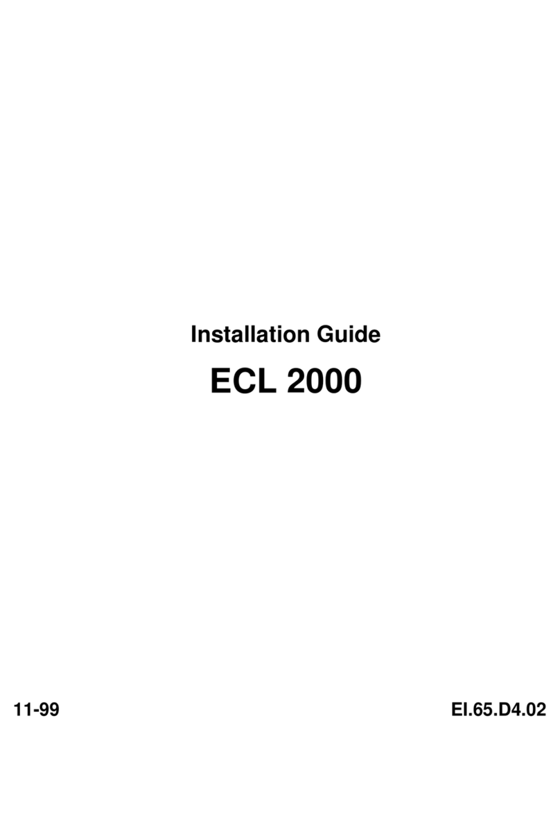 Danfoss ECL 2000 installation guide
