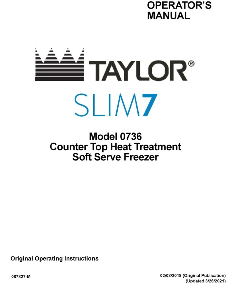 Taylor SLIM7 User manual