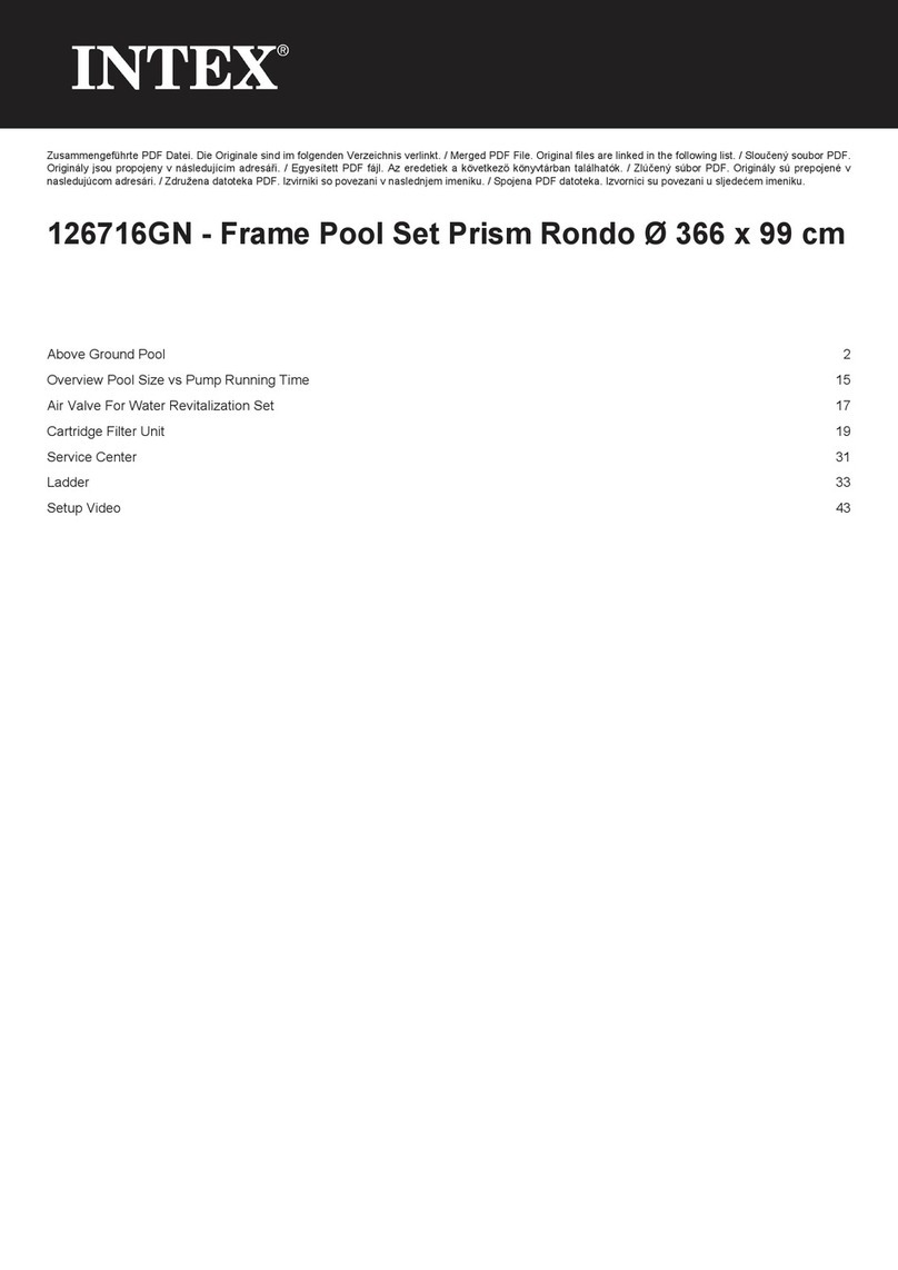 Intex Prism Frame 126716GN User manual