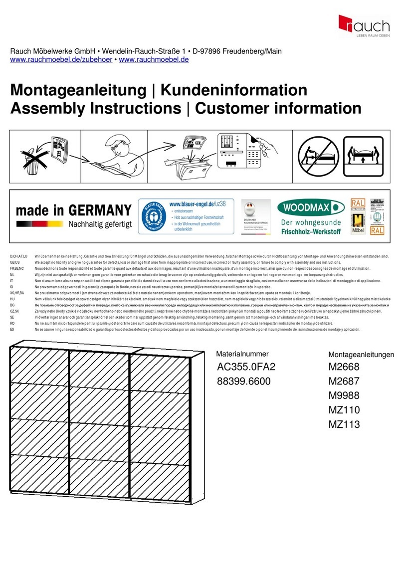 Rauch M2668 Assembly instructions Rauch M2668 Assembly instructions