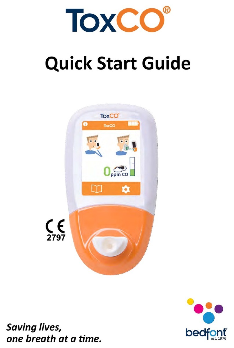 Bedfont ToxCO quick start guide