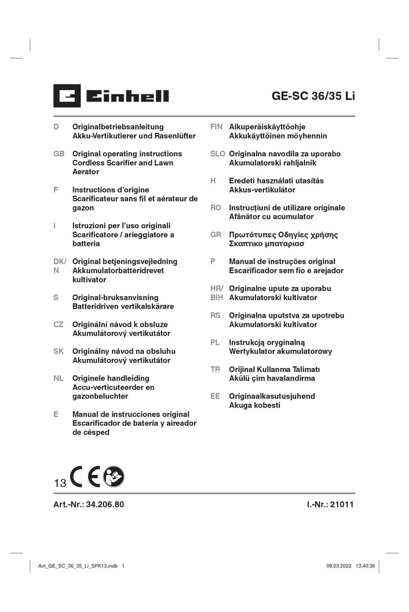 EINHELL GE-SC 36/35 Li User manual