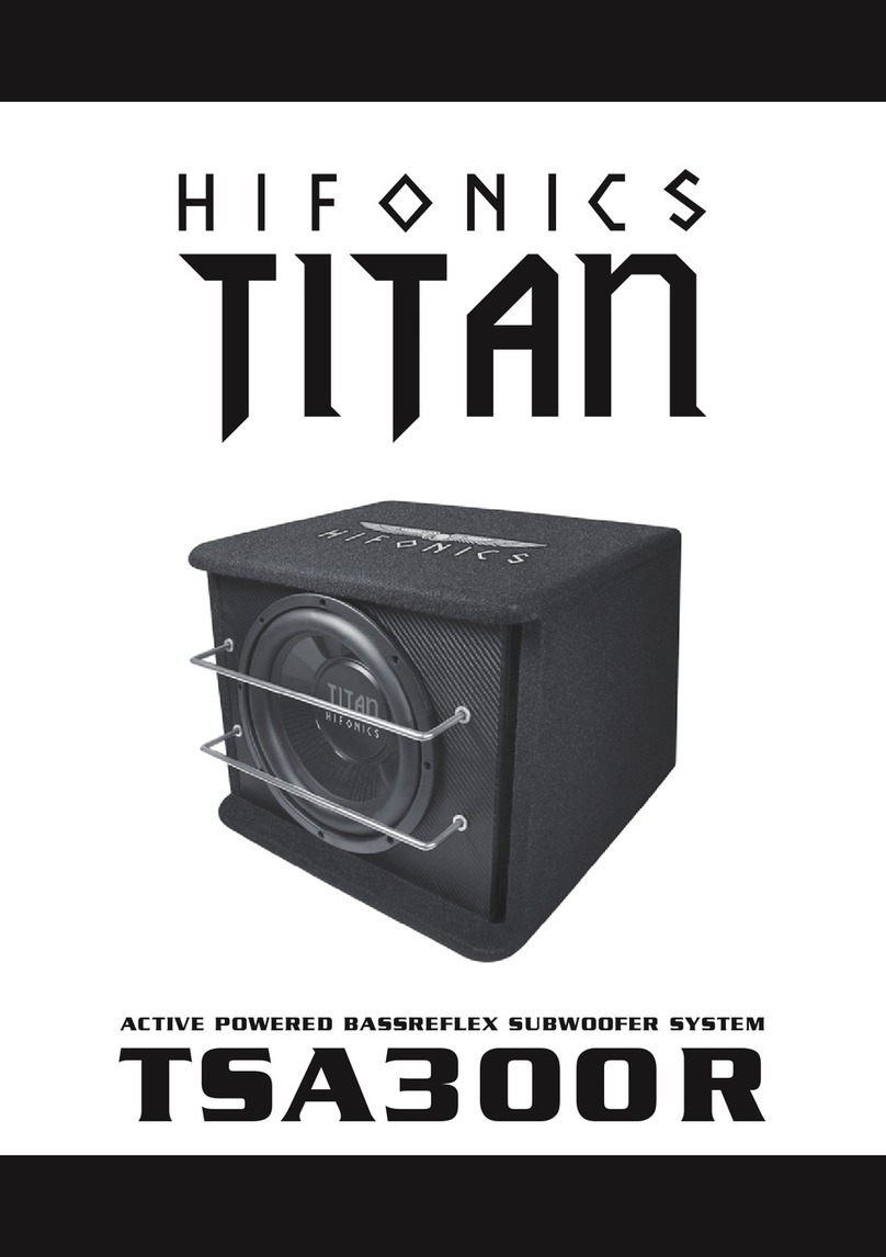 Hifonics TITAN User manual