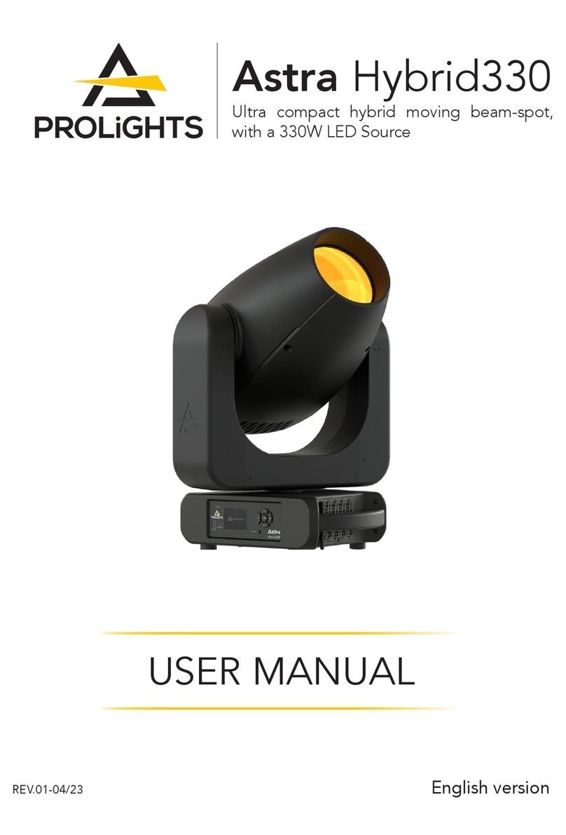 ProLights Astra Hybrid330 User manual