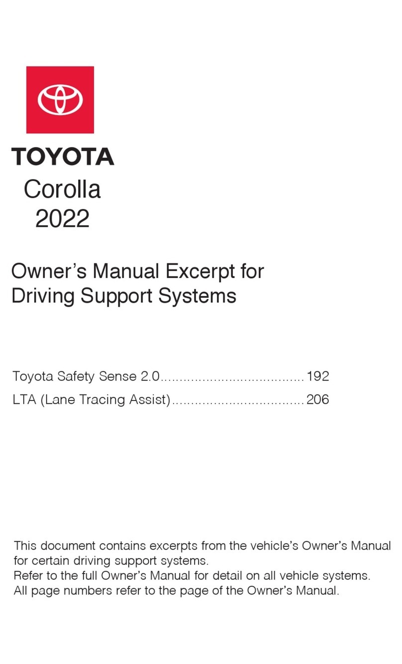 Toyota Corolla 2022 User manual