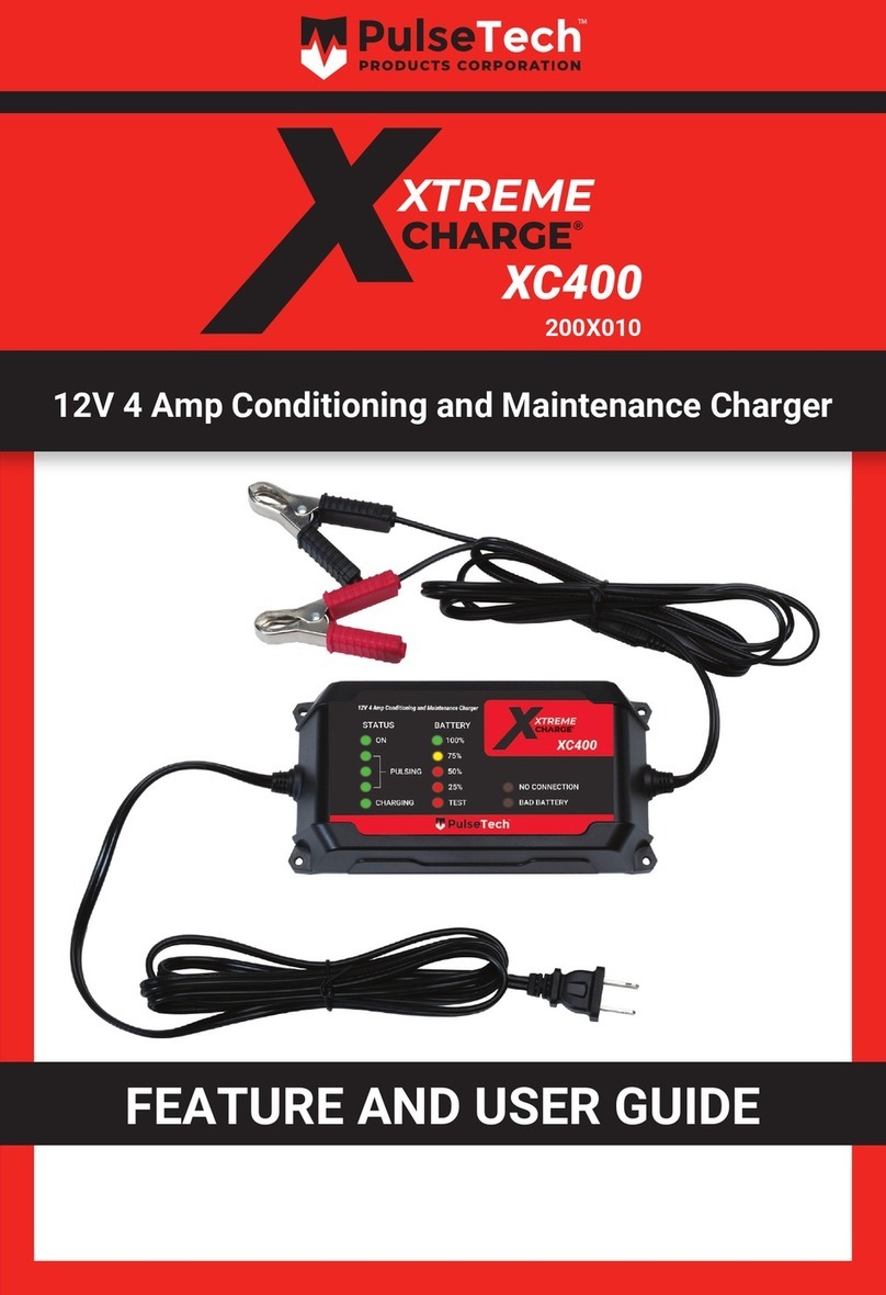 PulseTech XTREME CHARGE XC400 User manual