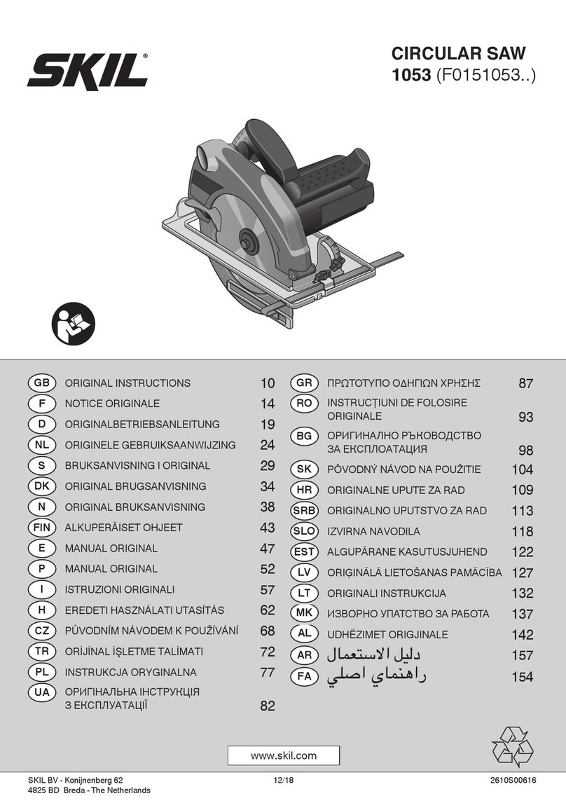 Skil 1053 User manual