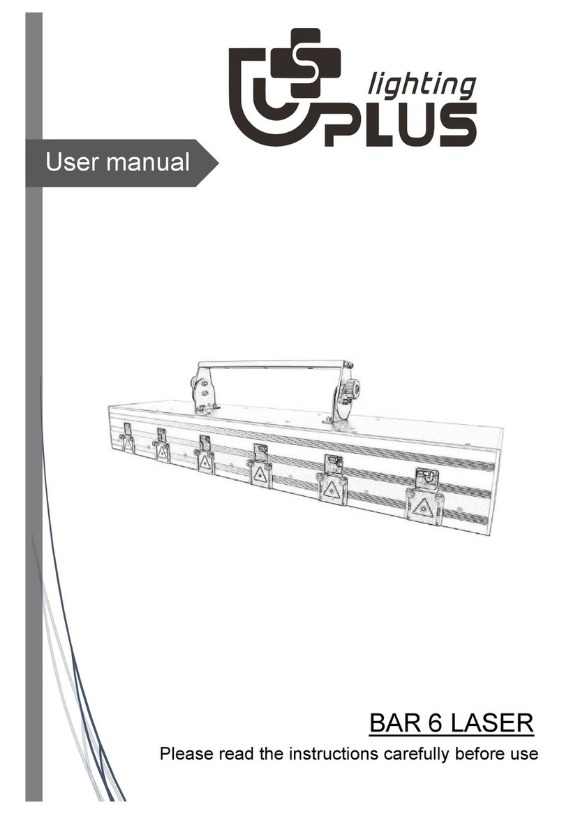 Uplus Lighting BAR 6 LASER user manual Uplus Lighting BAR 6 LASER user manual