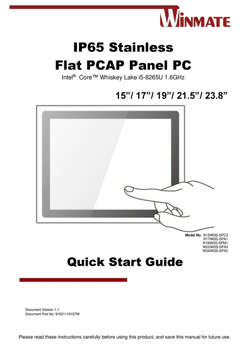 Winmate R17IW3S-SPM1 User manual