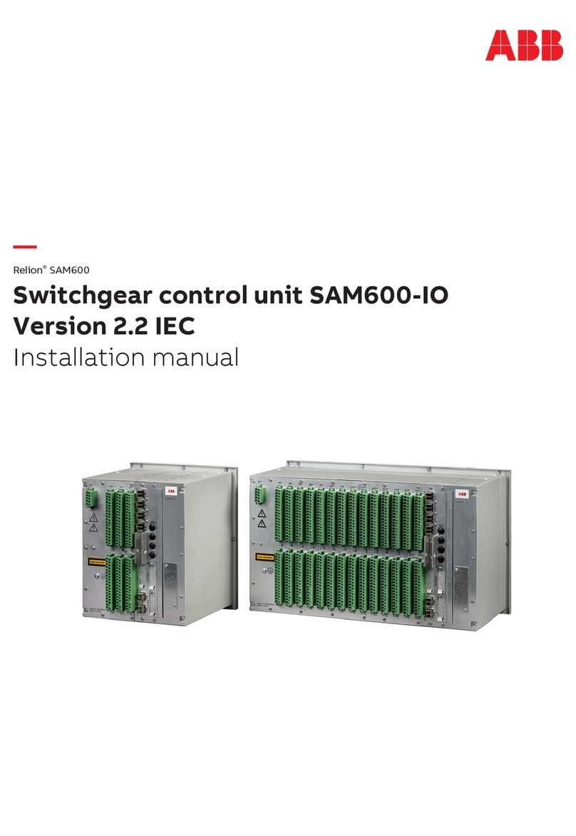 ABB Relion SAM600 User manual