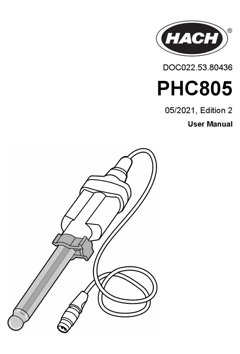 Hach Intellical PHC805 user manual