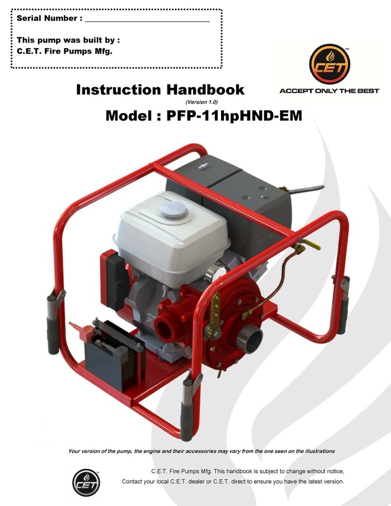 CET PFP-11hpHND-EM Instruction handbook