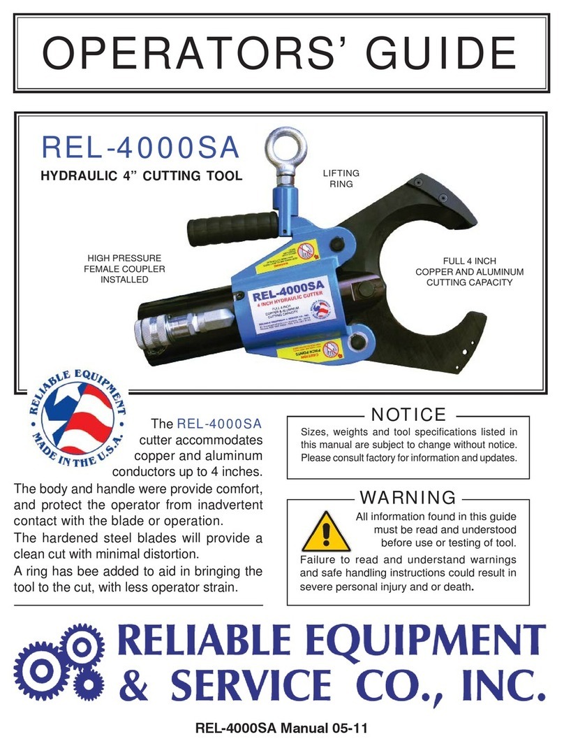 Reliable Equipment & Service REL-4000SA Operator's guide
