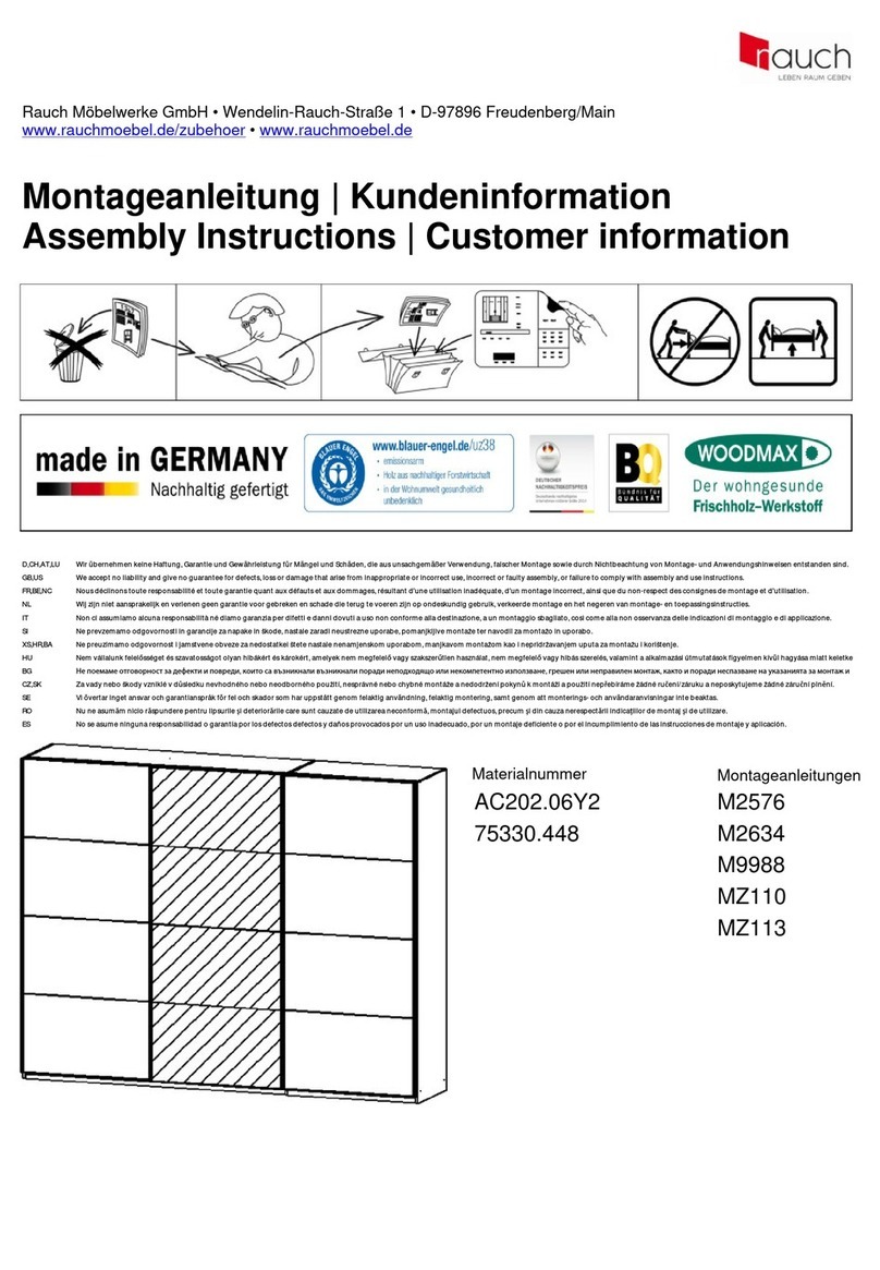 Rauch M2634 Assembly instructions Rauch M2634 Assembly instructions