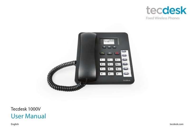 Tecdesk 1000V user manual