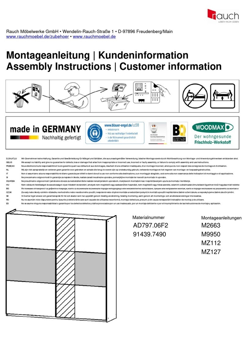 Rauch M2663 Assembly instructions