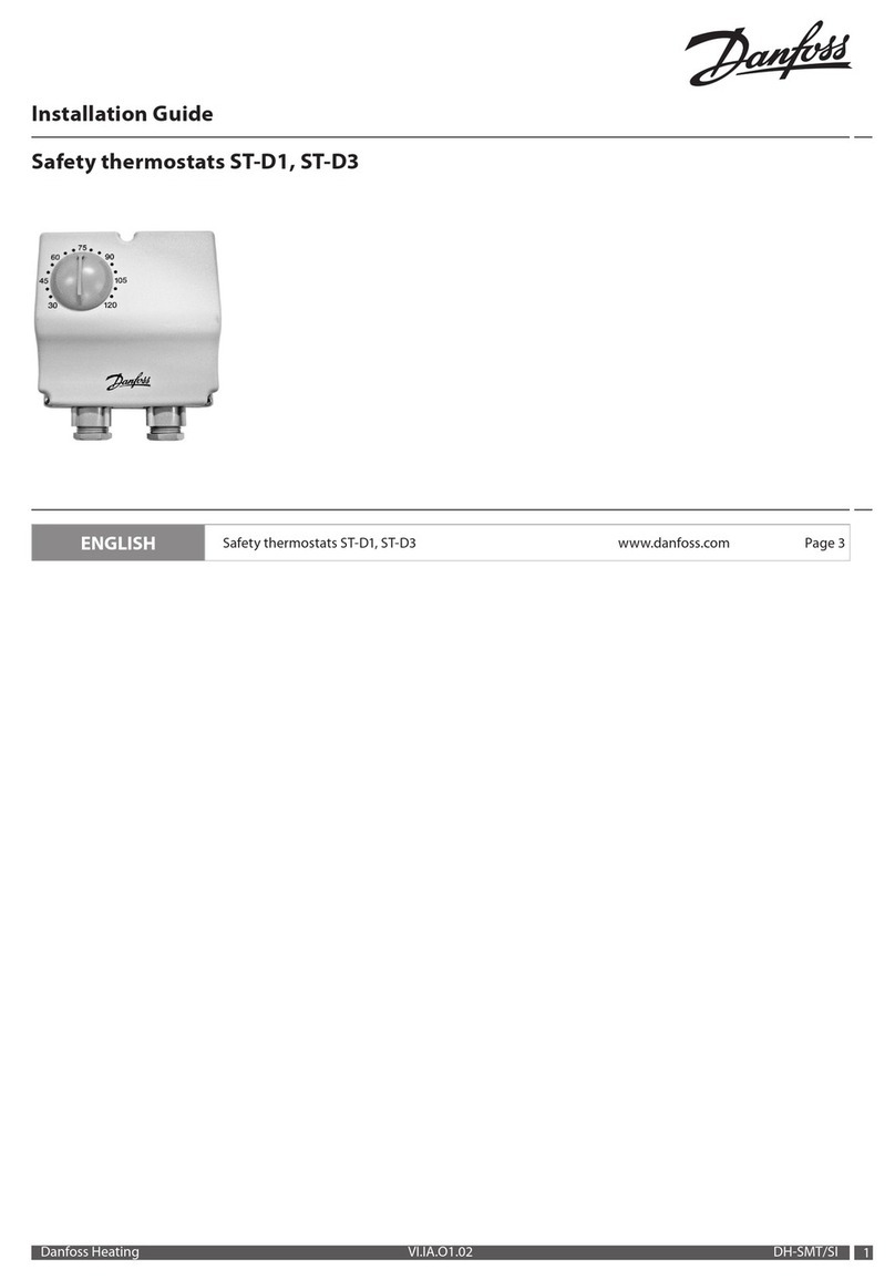 Danfoss ST-D1 User manual Danfoss ST-D1 User manual