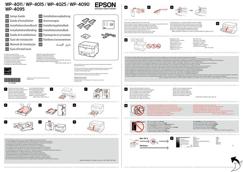Epson WP-4011 User manual