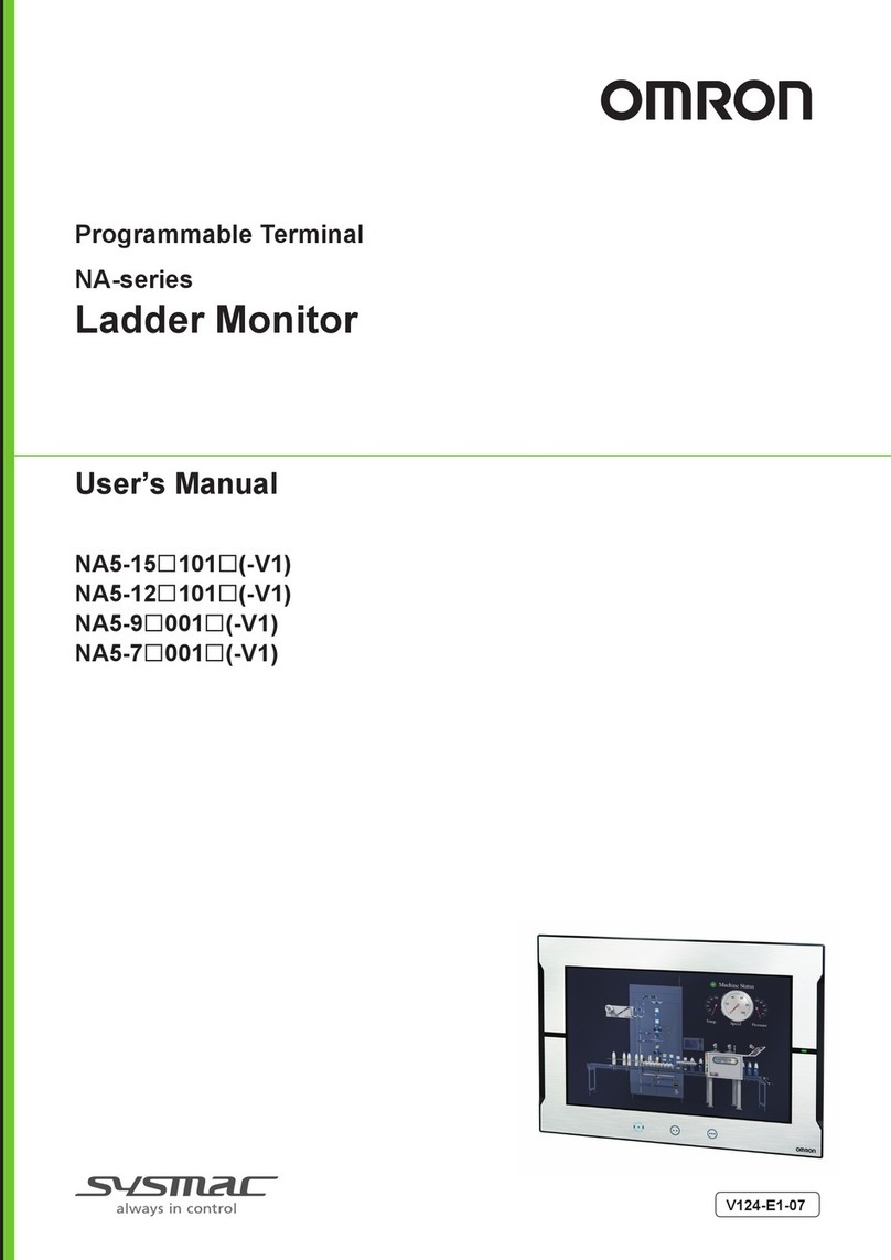 Omron Sysmac NA Series User manual