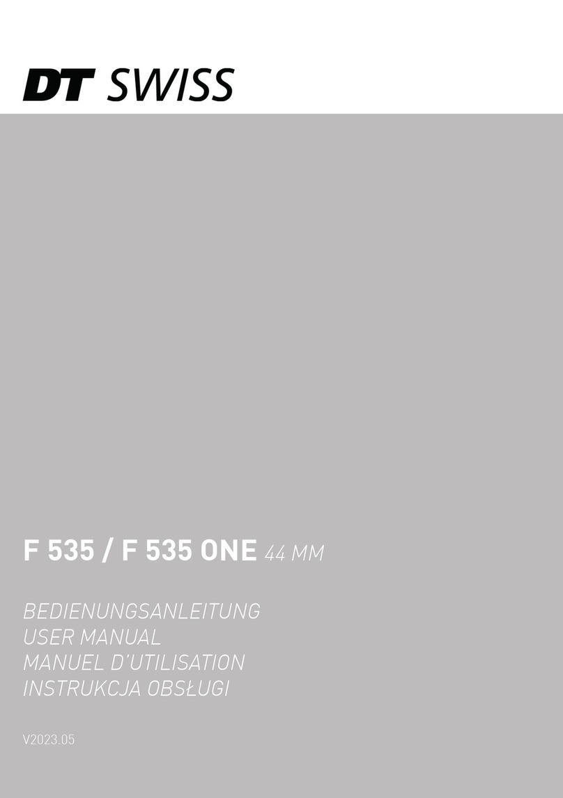 DT SWISS F 535 User manual