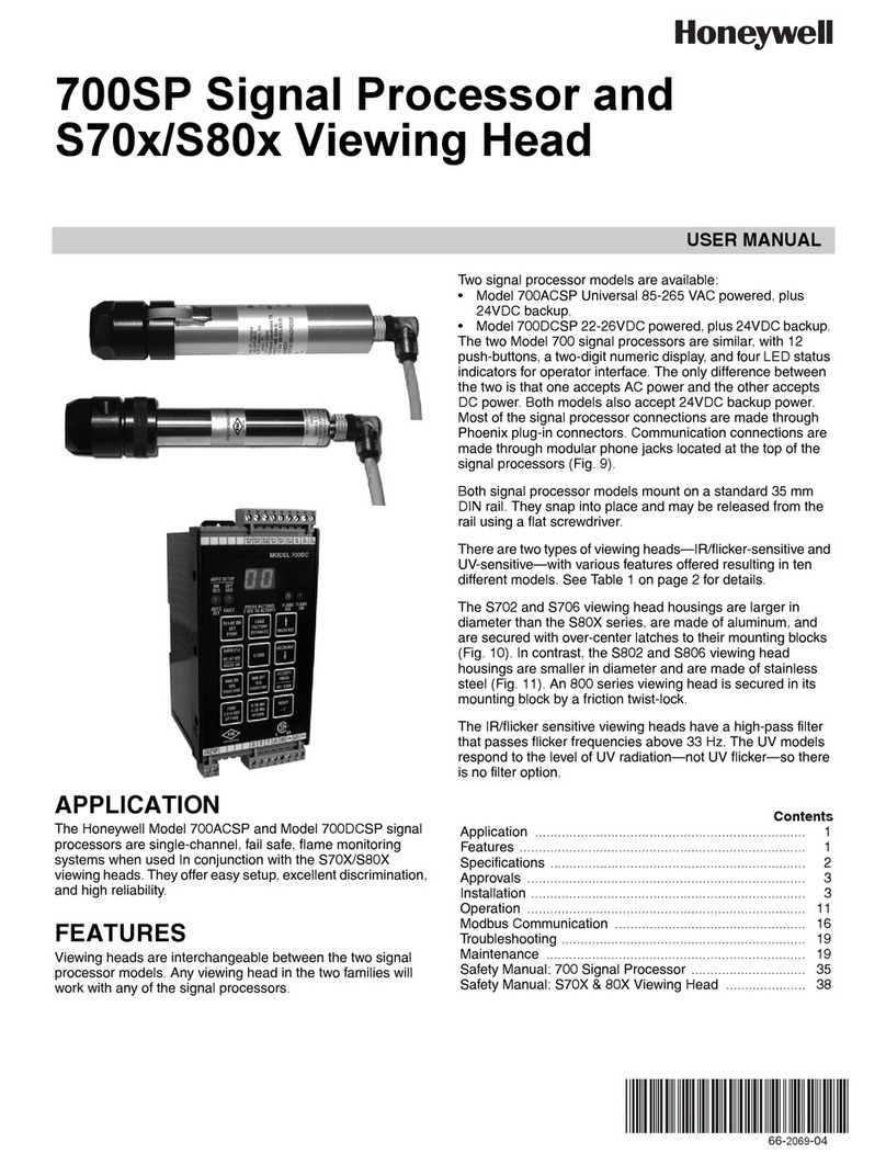 Honeywell 700SP User manual