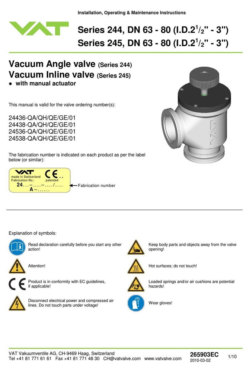 VAT 24436-GE01 Assembly instructions