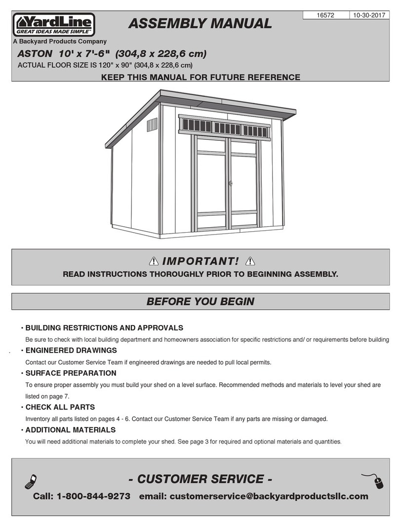 Backyard YardLine ASTON Assembly manual